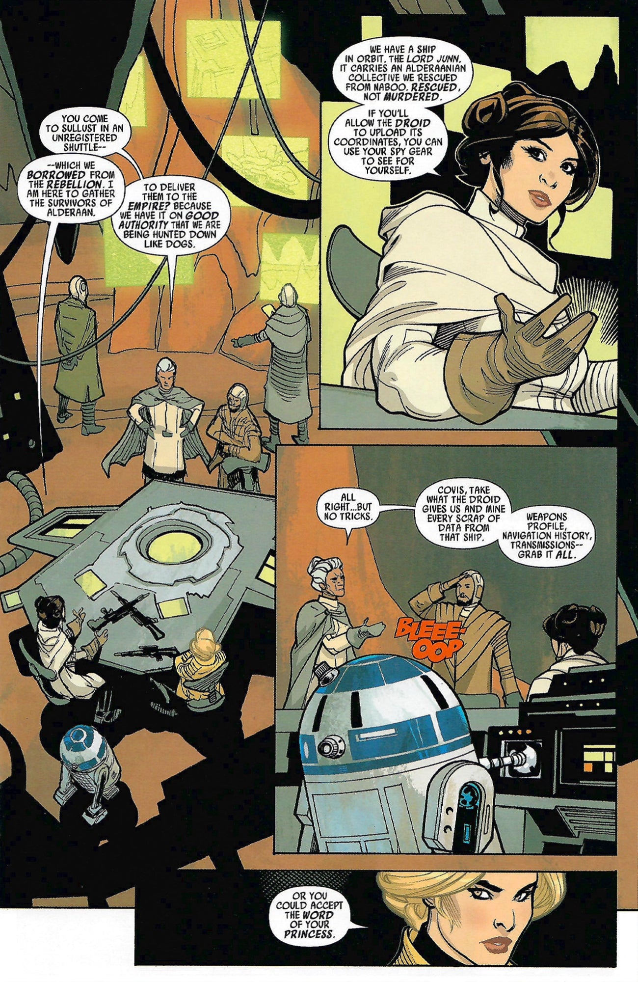 Star Wars Princess Leia Comic 3 First Print Cover A Dodson 2015 Mark Waid Marvel
