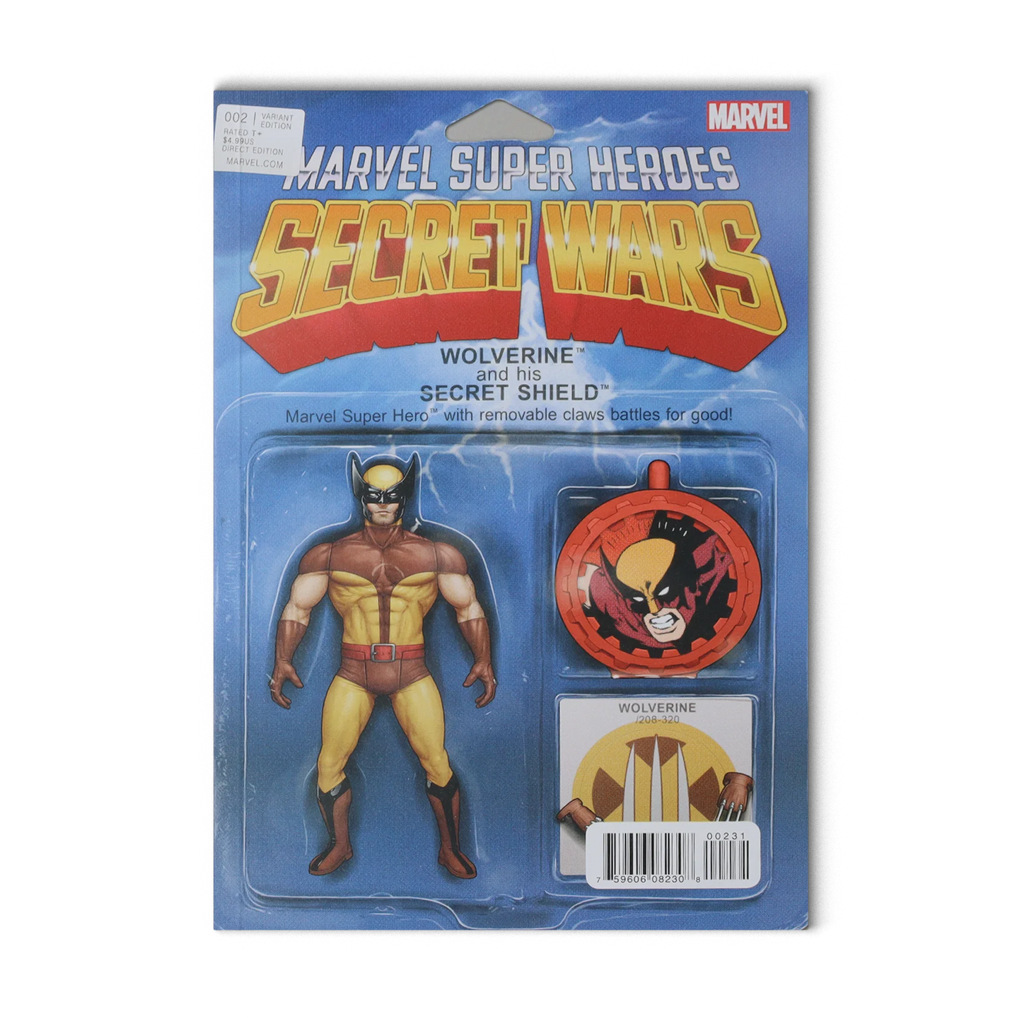 SECRET WARS #2 ACTION FIGURE VARIANT COVER