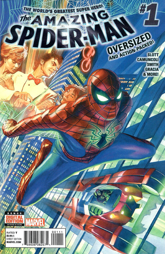 The Amazing Spider-Man #1 NM Oversized And Action Packed Marvel Comics