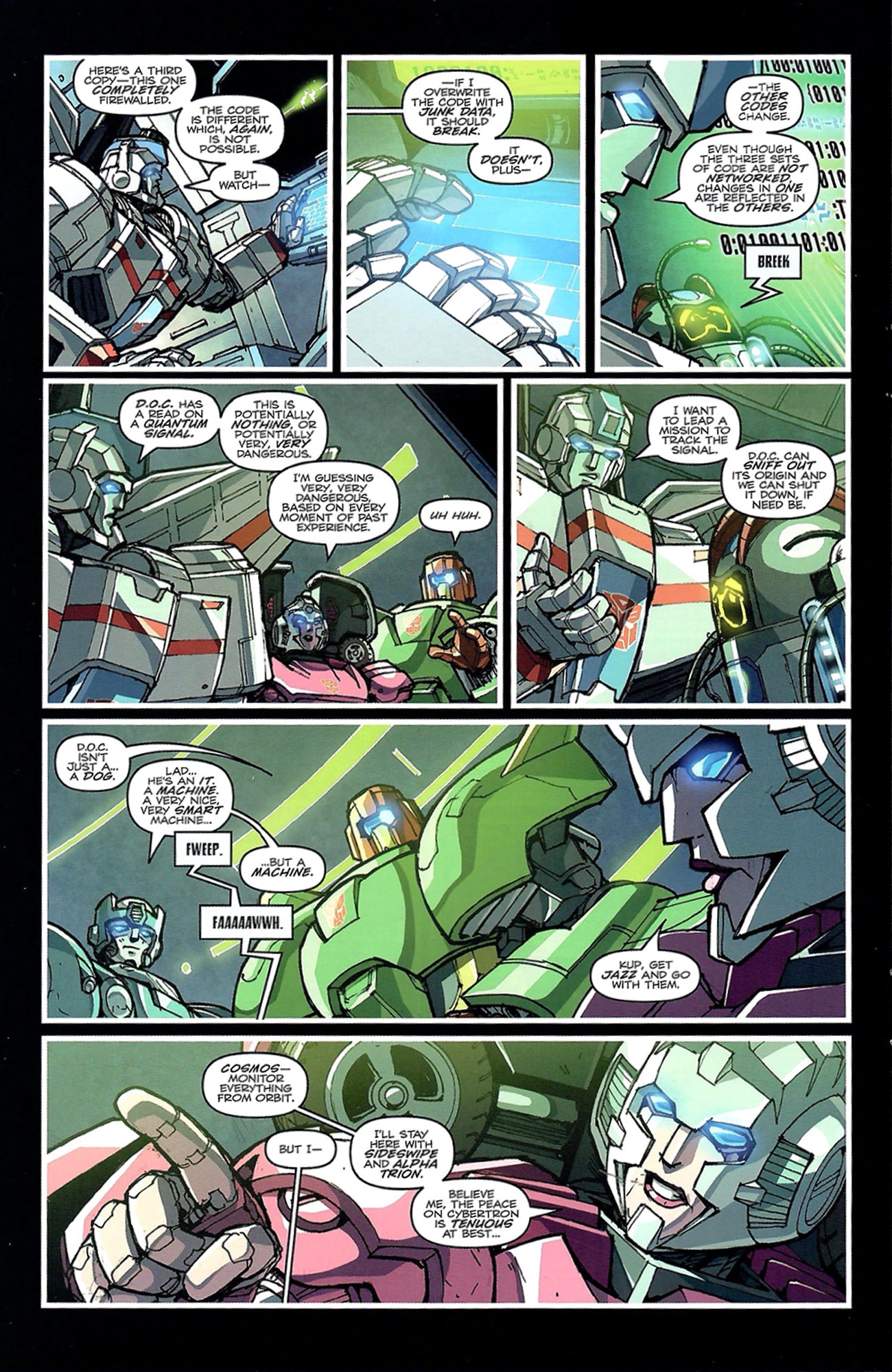 Transformers IDW #45 - Cover by Casey W. Coller