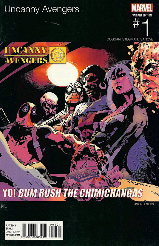 Uncanny Avengers #1 Jason Pearson Hip-Hop Variant (Marvel Comics December 2015)