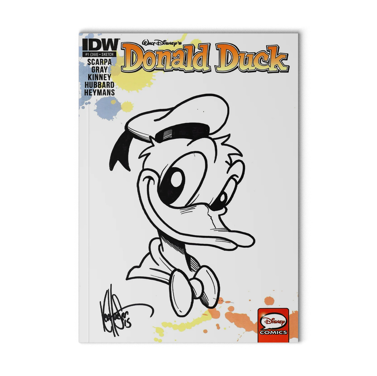 Walt Disney's Donald Duck IDW #1 - Signed