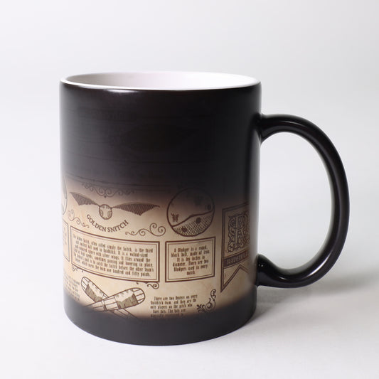 Morphing Mugs Harry Potter Quidditch Rules Heat Reveal Ceramic Coffee Mug - 11 Ounces