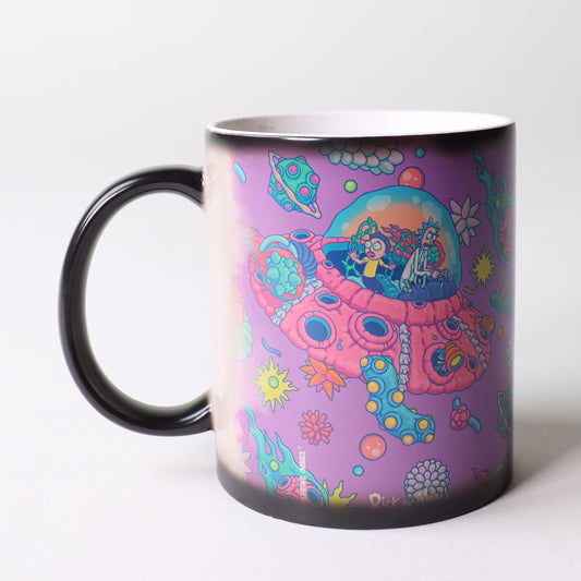 Morphing Mugs Rick & Morty "Purple Space" 11 oz. Heat-Sensitive Clue Mug
