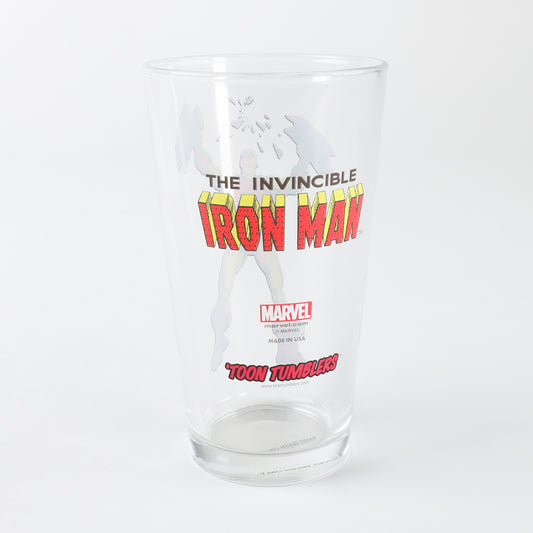 Toon Tumblers Marvel Iron Man Classic (Version 2) 16 oz Pint Glass