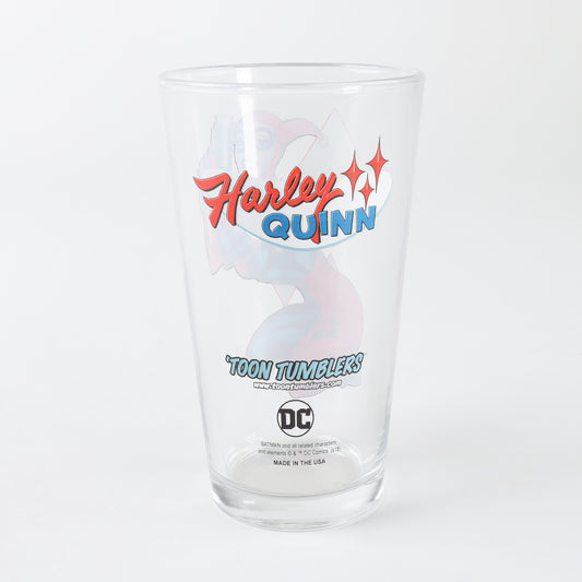 Toon Tumbler Harley Quinn 16 oz Pint Glass