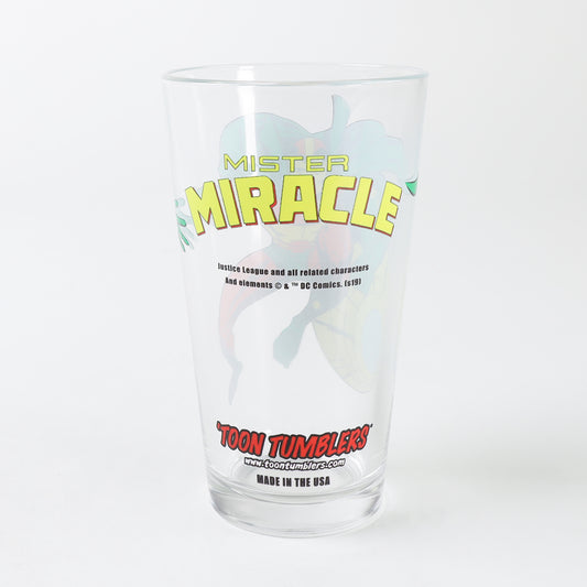 Toon Tumblers DC Comics Mister Miracle 16oz Pint Glass