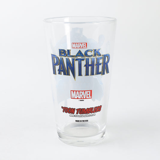 Toon Tumblers Marvel: Black Panther (Movie Version) 16oz Pint Glass