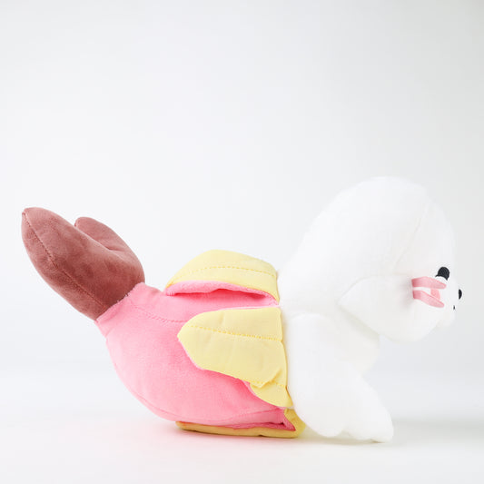 Tasty Peach Studios Pink Banana Seal Plush