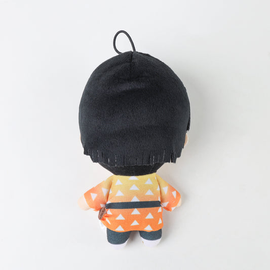 Demon Slayer Black Hair Zenitsu Plush 5" Kimetsu No Yaiba Crying Mascot