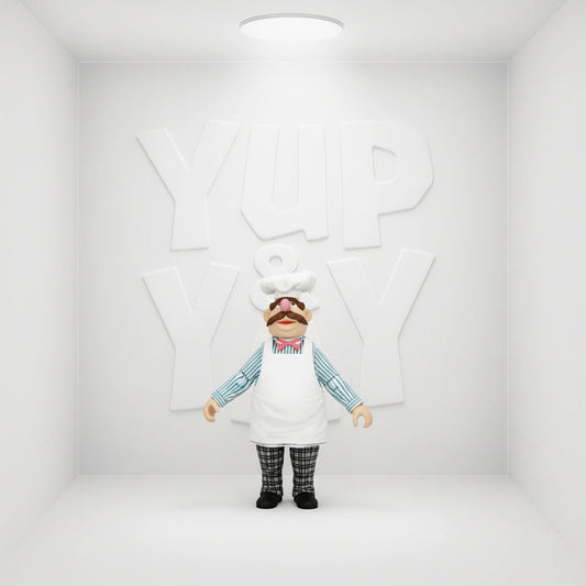 Diamond Select Toys The Muppets - "Messy" Swedish Chef Action Figure Set (2019 SDCC Exclusive)