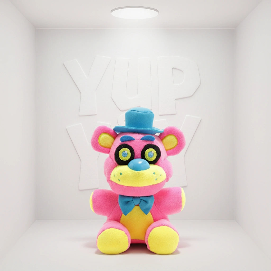 Funko Five Nights at Freddy's Blacklight Freddy 6-Inch Plush (Pink neon)