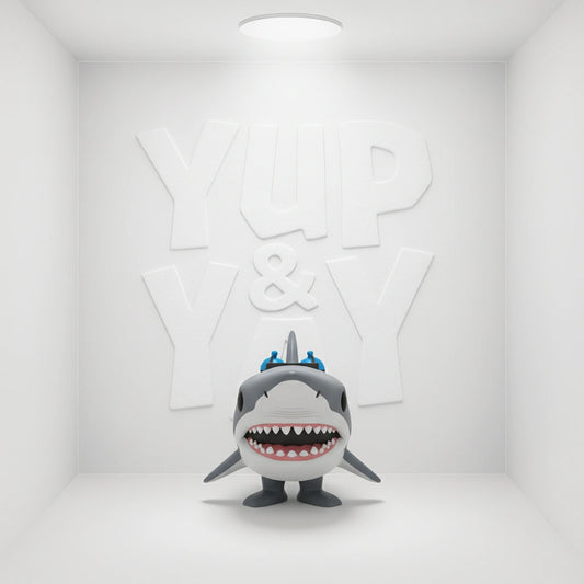 JAWS - Great White Shark (with diving tank)