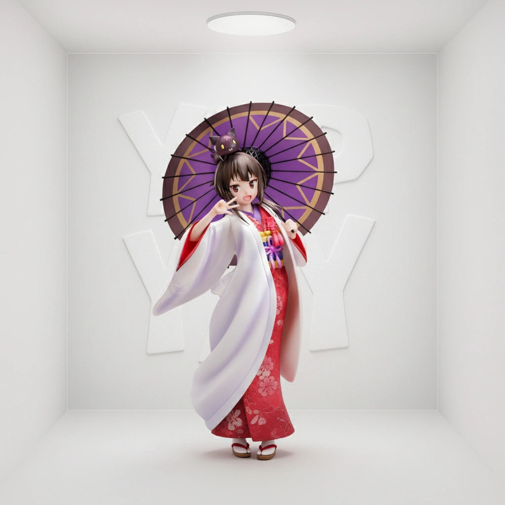 FuRyu KonoSuba: God's Blessing on this Wonderful World! - Megumin (Wedding Shiromuku Ver.) 1/7 Scale Figure