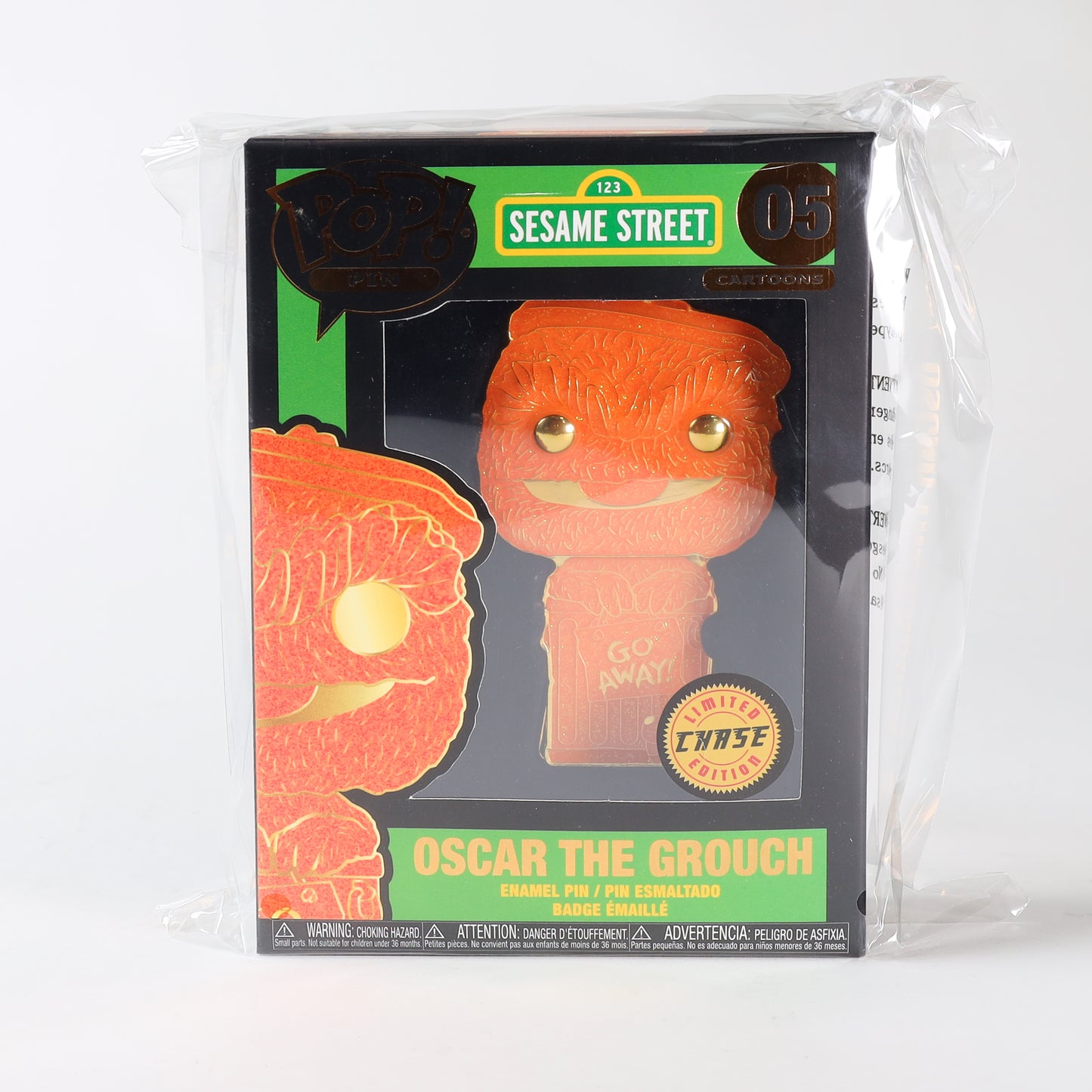Funko Pop! Pin: Sesame Street - Oscar The Grouch (Chase) #05