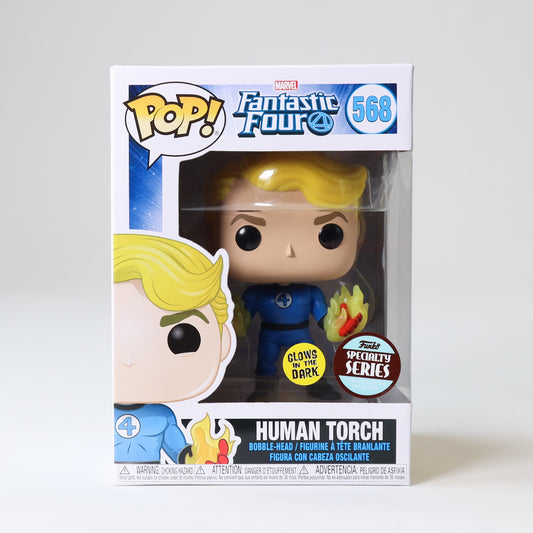 Funko Pop! Marvel: Fantastic Four - Human Torch (Glow in the Dark) #568