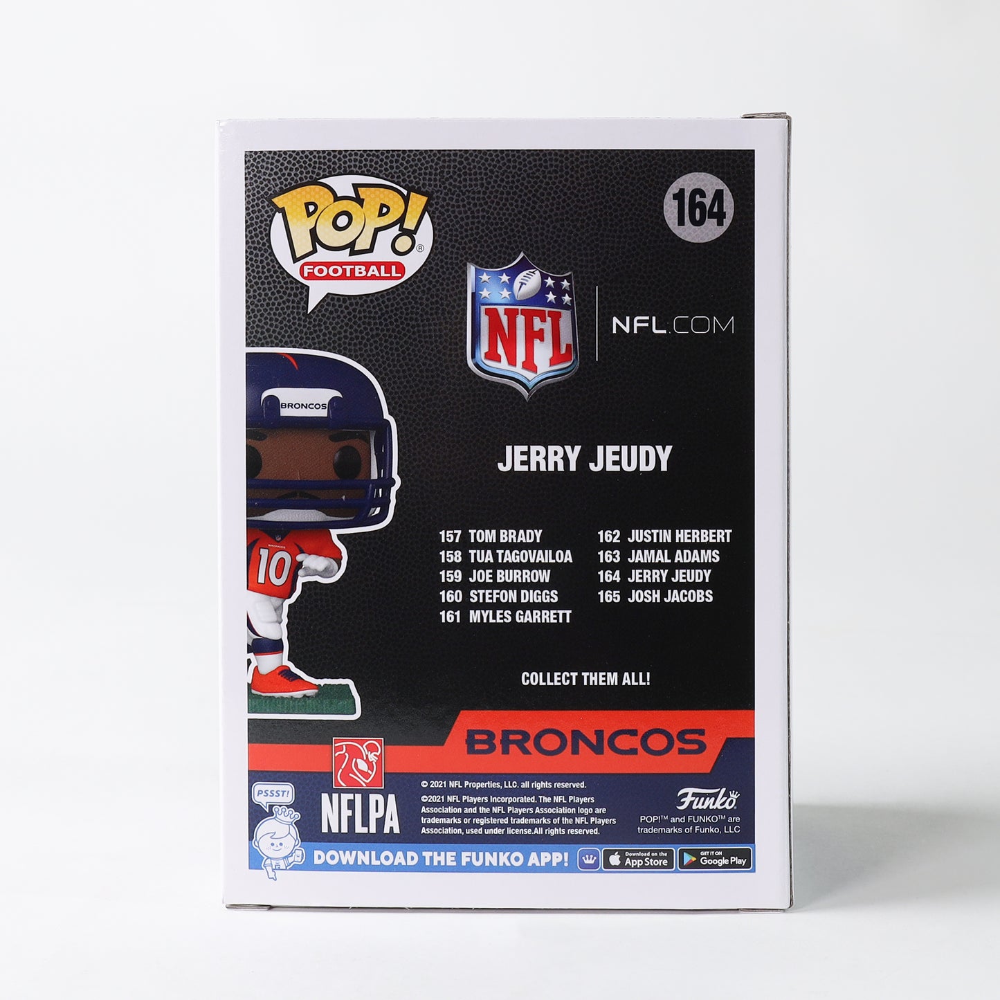 Funko POP! Football Broncos - Jerry Jeudy (Home Uniform) #164
