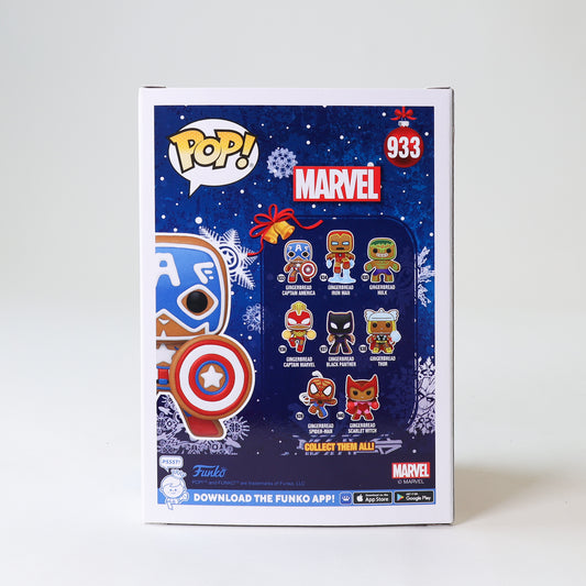 Funko Pop! Vinyl: Marvel - Gingerbread Captain America #933