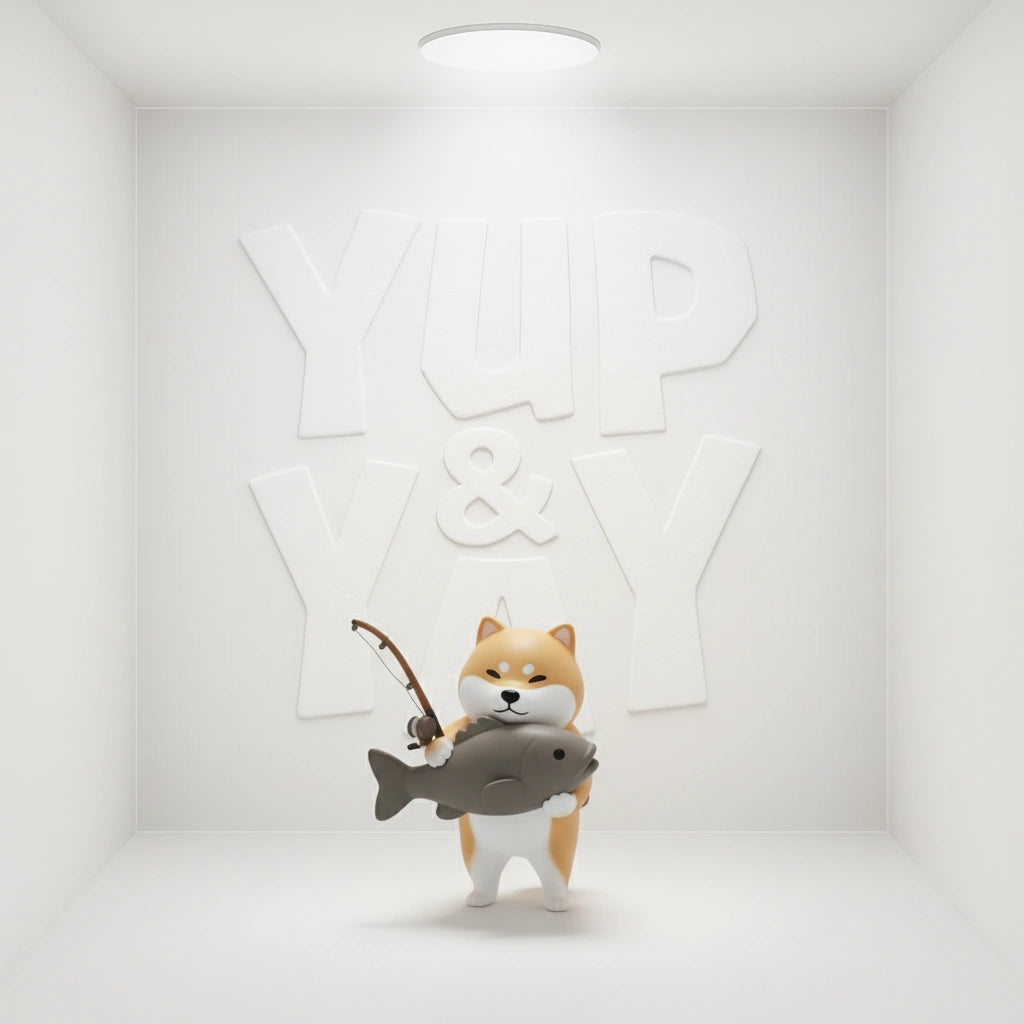 Kongzoo Shiba Dogs in the Wall Magnetic Miniature Figure Blind Box Display (Case of 5)