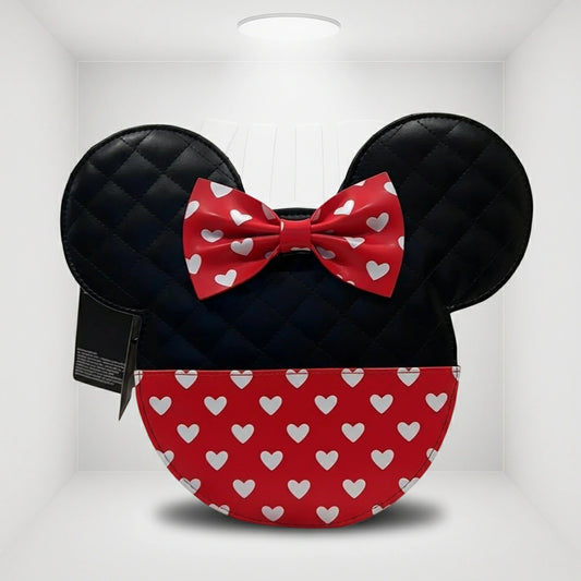 Loungefly Disney Mickey and Minnie Mouse Valentines Reversible Crossbody Bag