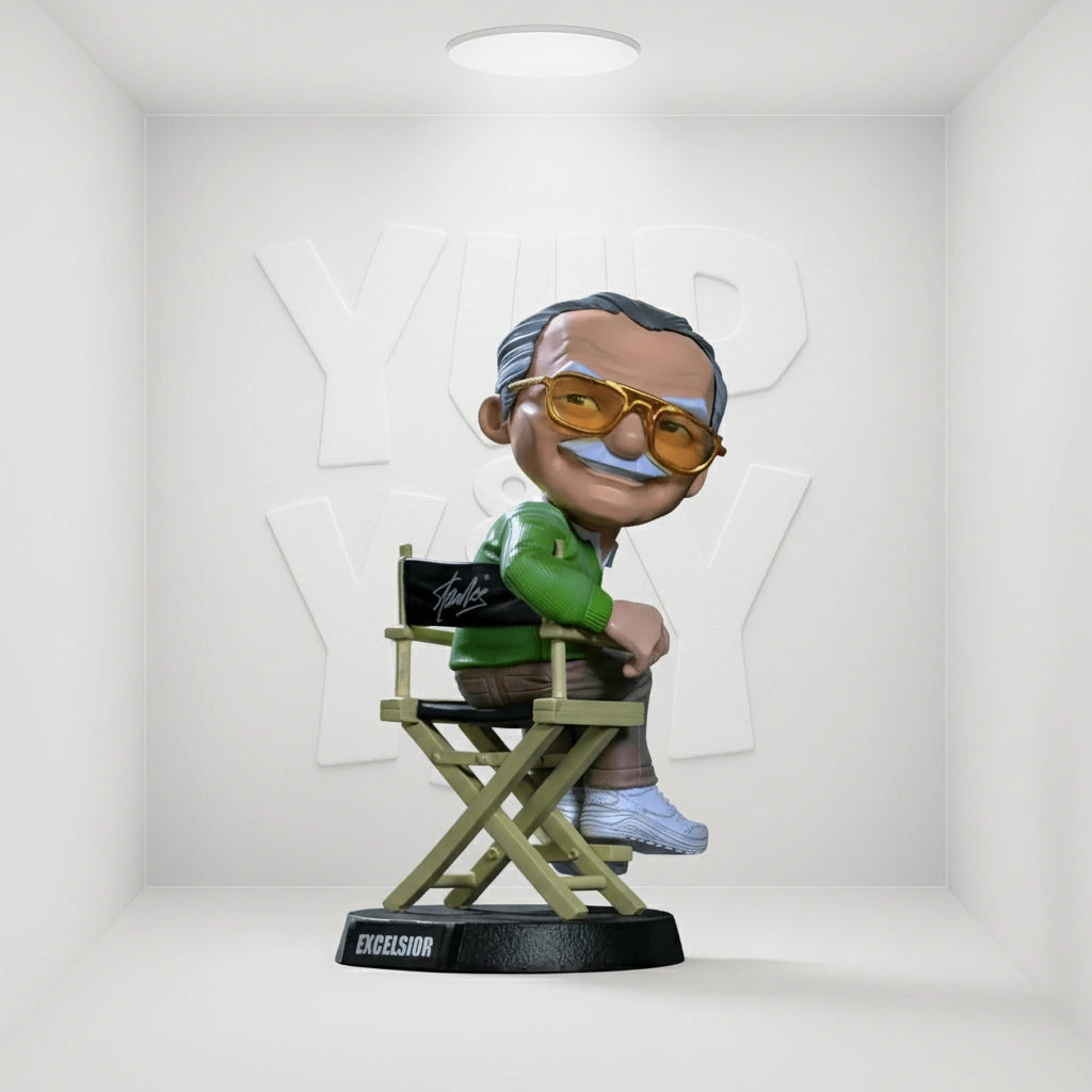 Iron Studios MiniCo Vinyl Statue: Marvel - Stan Lee (Limited Edition Ver.)