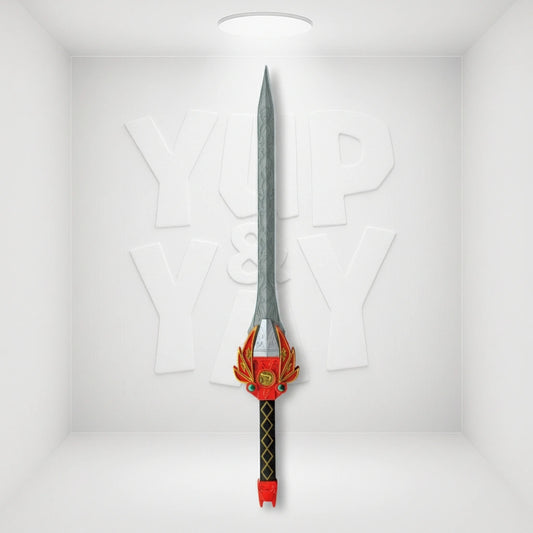 Mighty Morphin Lightning Collection Red Ranger Power Sword Role Play Toy