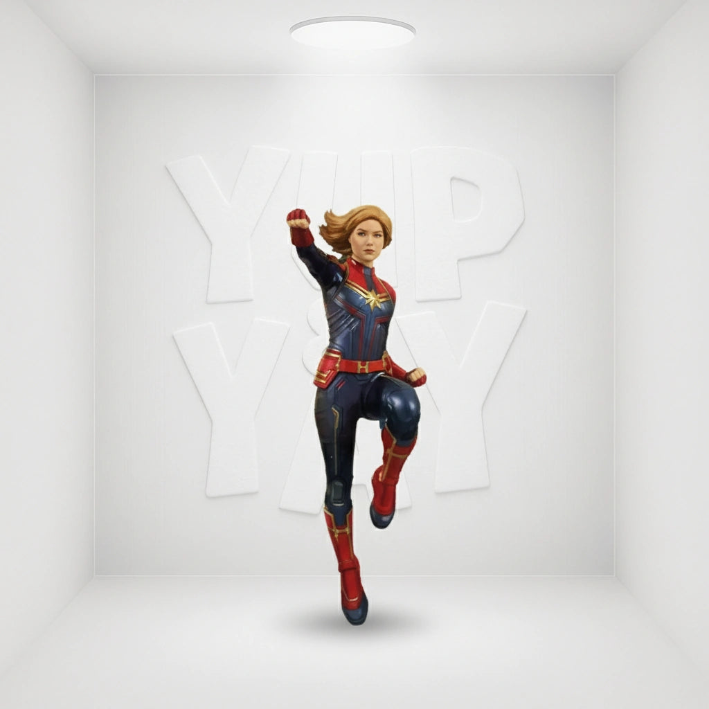 Marvel SDCC 2019 Gallery - Shield Captain Marvel PVC Statue