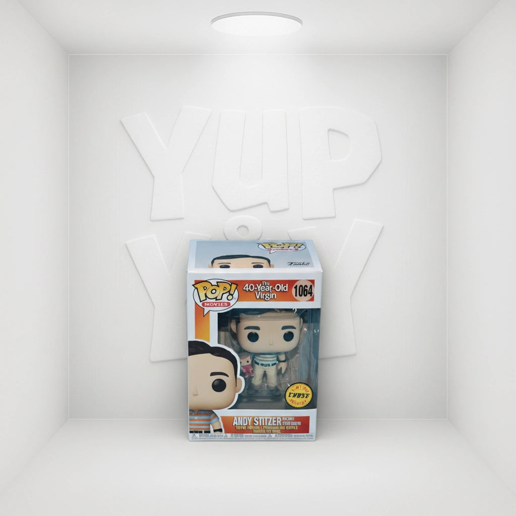 Funko Pop! Movies: The 40-Year-Old Virgin - Andy (Holding Oscar Goldman) #1064