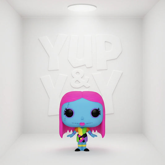Funko Pop! Keychains: The Nightmare Before Christmas Blacklight Series - Sally