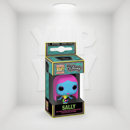 Funko Pop! Keychains: The Nightmare Before Christmas Blacklight Series - Sally