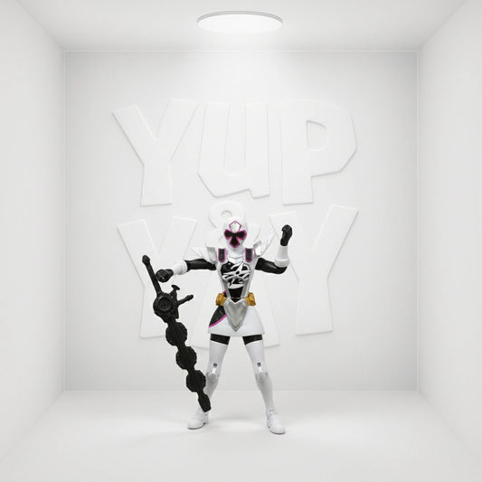 Bandai Power Rangers Ninja Steel 5-Inch Ninja Master Mode Yellow Ranger Figure