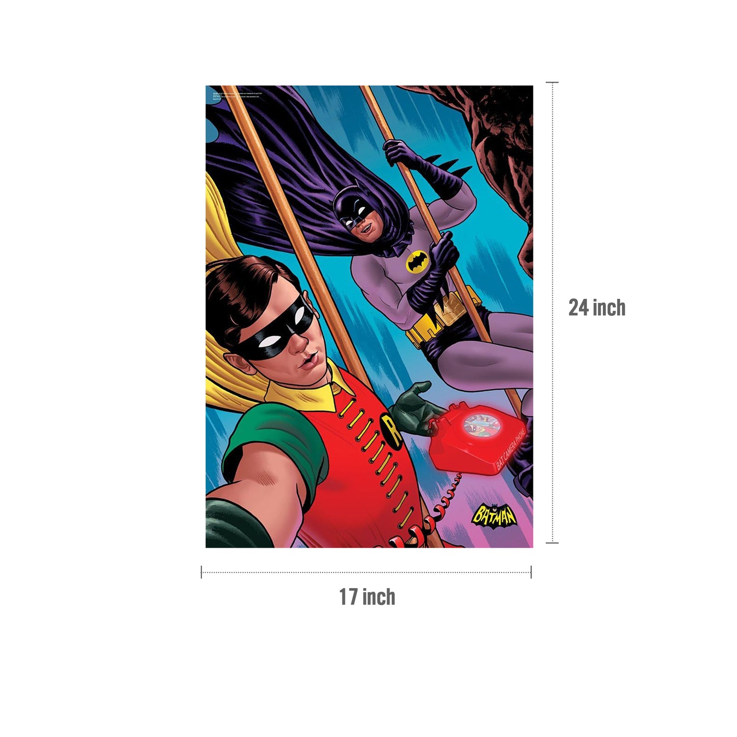 Trend Setters Batman Classic TV Series (Dynamic Selfie) MightyPrint Wall Art