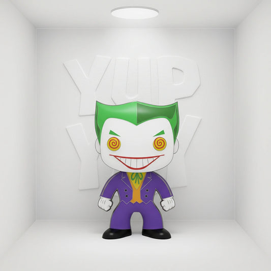 Funko Pop Pins! DC Super Heroes: The Joker Purple Glitter #05