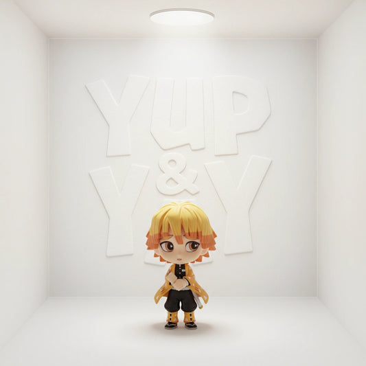 SEGA Demon Slayer: Kimetsu no Yaiba: Tip n Pop Prize Figure - Zenitsu Agatsuma (Normal Color Ver.)