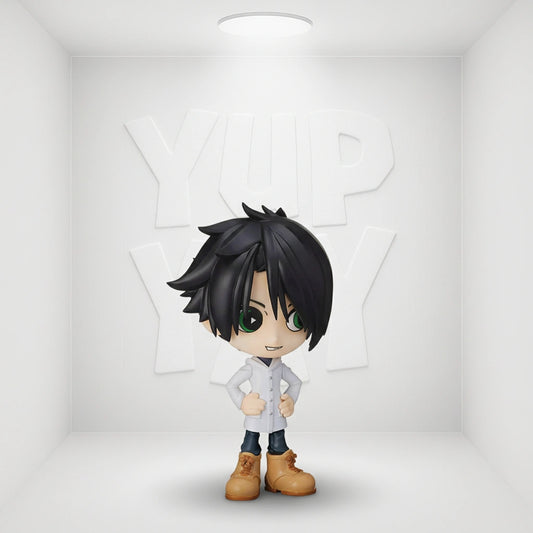SEGA The Promised Neverland Tip 'n' Pop Prize Figure - Ray (White Coat Color Ver.)