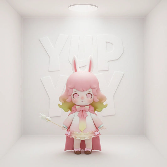 SimonToys Liroro Animal Kingdom Series Trading Figure Blind Box Display Set of 8