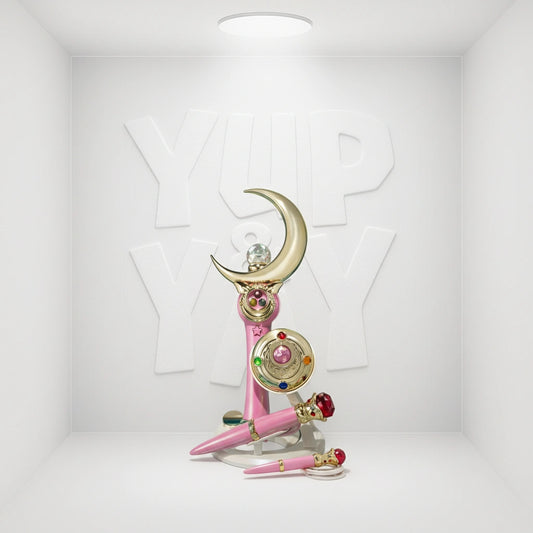 Sailor Moon Proplica Transformation Brooch & Disguise Pen Set