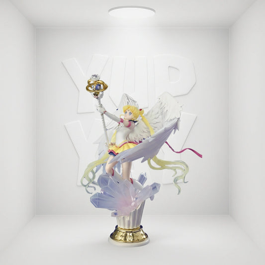 Sailor Moon Figuarts Zero Chouette Chibi-Usa and Helios Statue