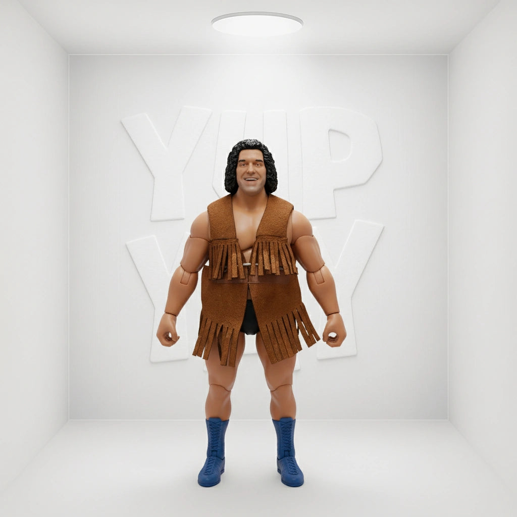 Super7 Ultimates 7-inch Series Legendary Wrestling Champion - Andre The Giant (Yellow Trunks Ver.)
