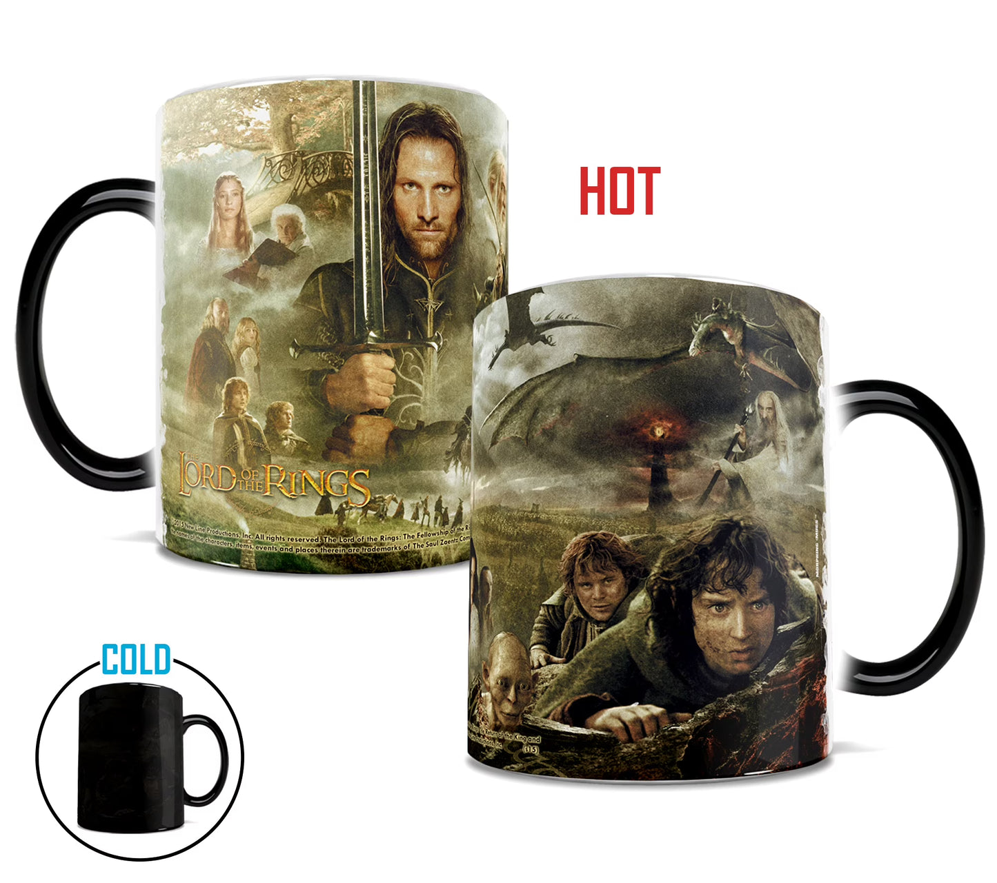 Lord of the rings (Collage) Morphing Mug