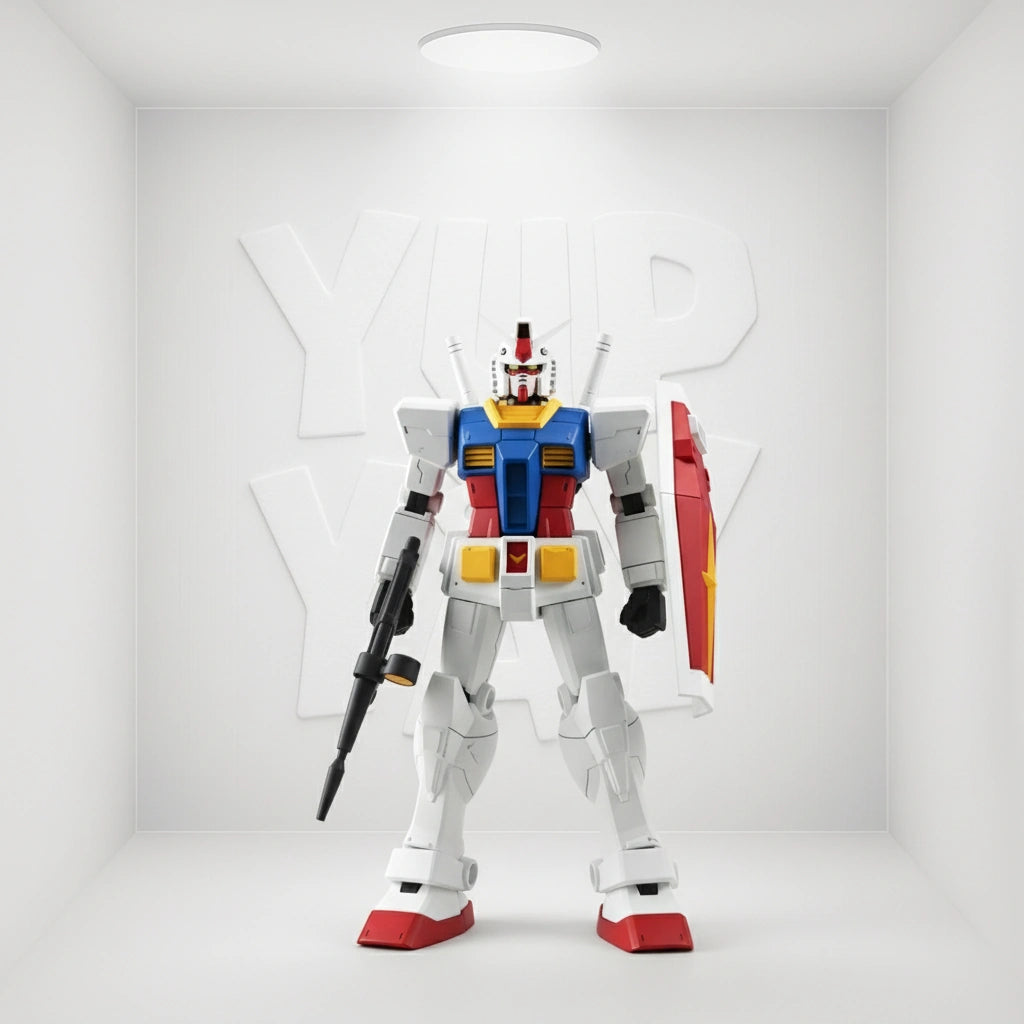 Bandai Gundam Ultimate Luminous - RX-78-2 Gundam with Beam Sabre Light-Up 4-1/2" Action Figure