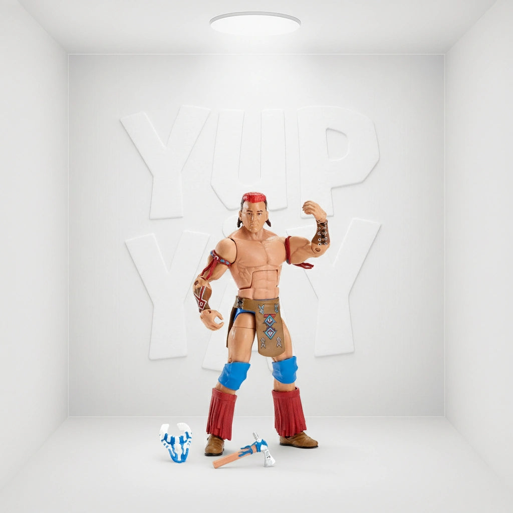 WWE Elite Collection Flashback Series 47 - Tatanka (Box Wear)