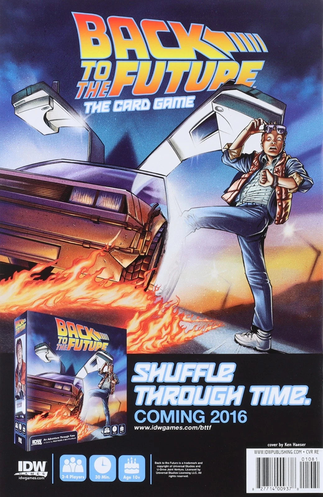 BACK TO THE FUTURE #1 Regular Cover A 1st Print IDW 2015 Bob Gale McFly