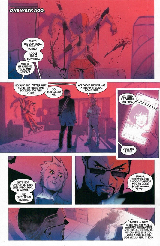 BLADE #1 COVER A 1ST PRINT Marvel 2023