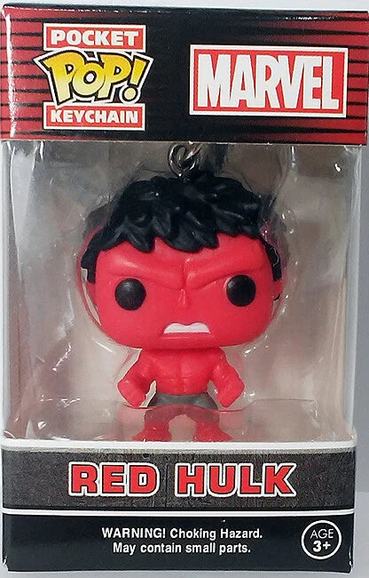 Funko Pop Keychain! Marvel - Red Hulk