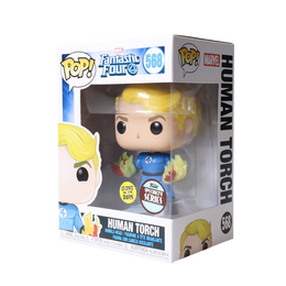 Funko Pop! Marvel: Fantastic Four - Human Torch (Glow in the Dark) #568