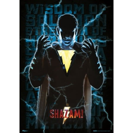 Trend Setters DC Comics Shazam "Blue Electric" MightyPrint Wall Art