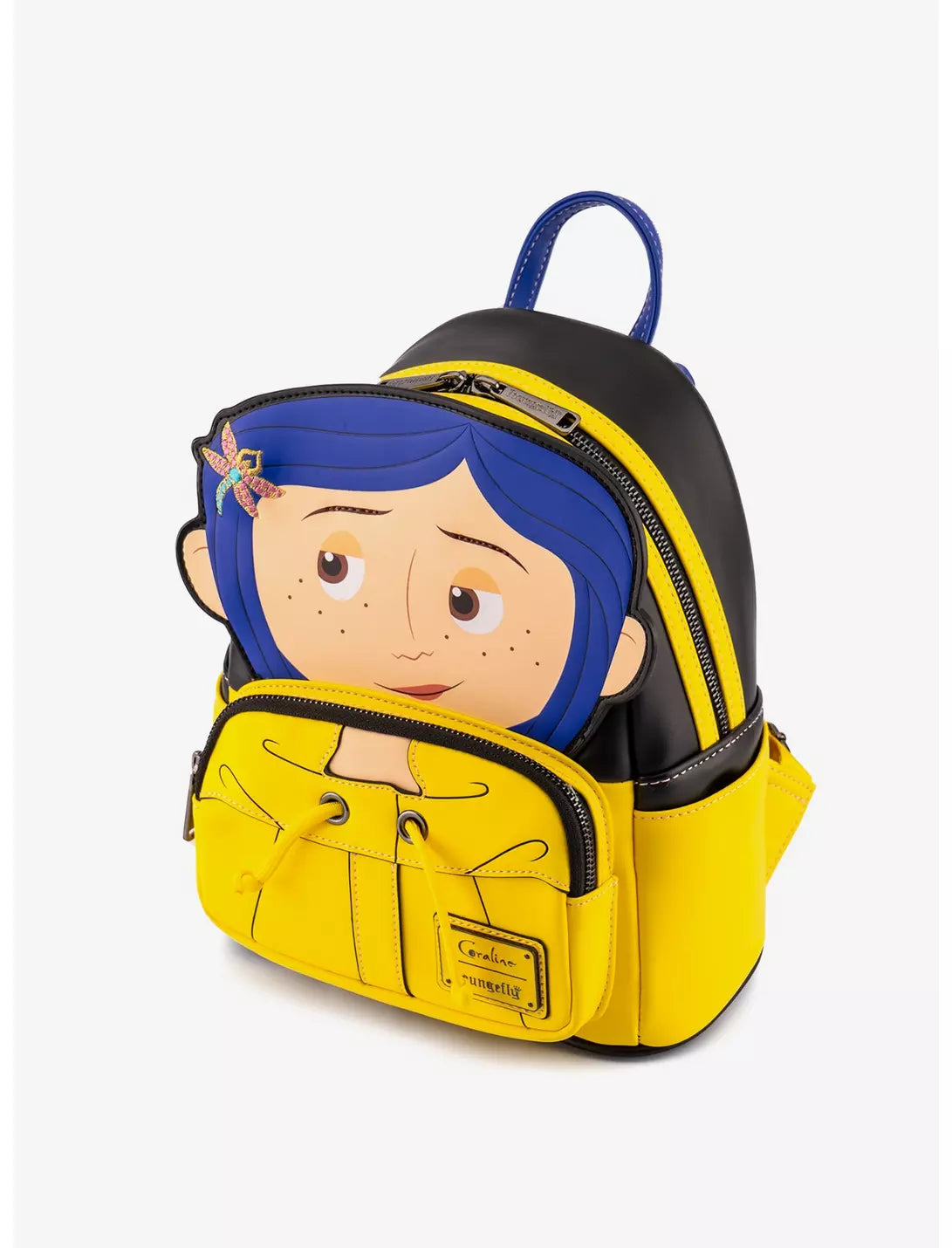 Loungefly Laika Coraline Raincoat Cosplay Womens Double Strap Shoulder Bag