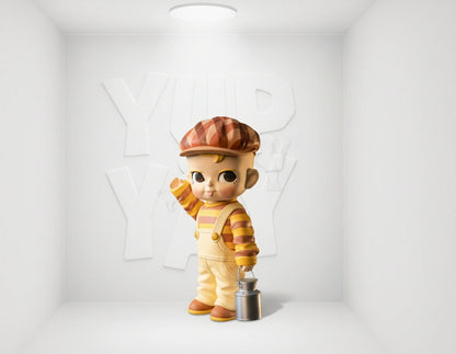 Kennyswork  X ThreeZero Sam Sam - Sam Sam Milkman Edition Figure