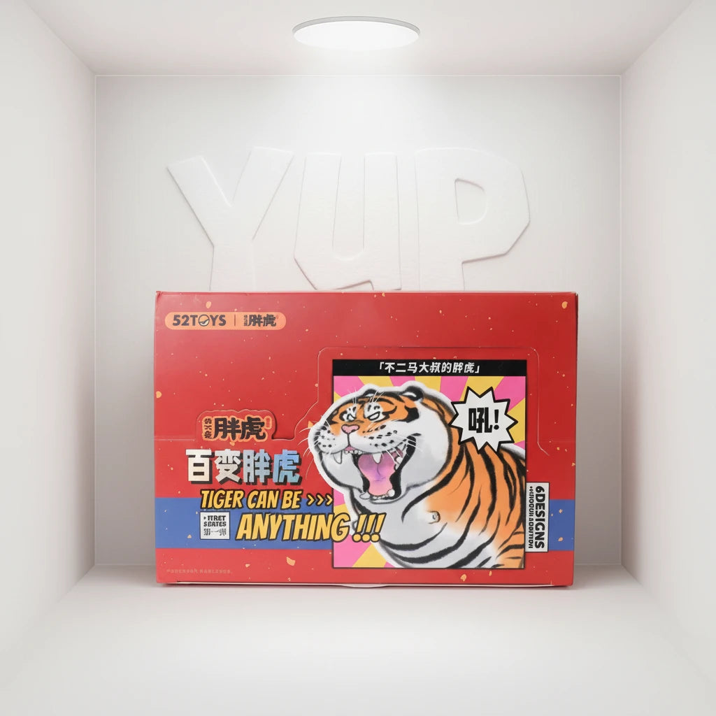 52Toys Fat Tiger Can Be Anything!!! Blind Box Display (Case of 6)